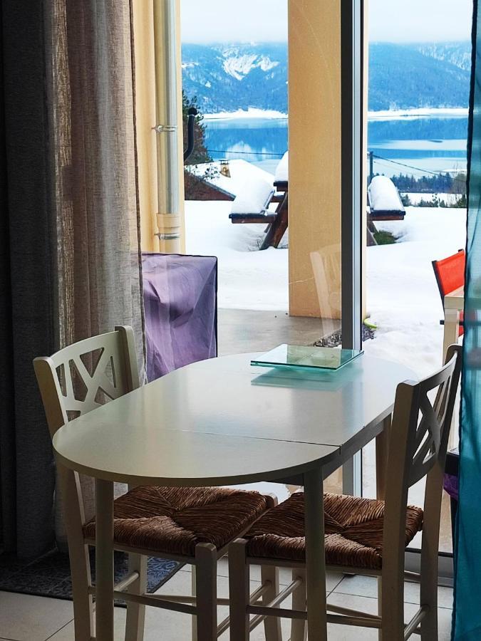Chambre 2 Vue Lac Av Piscine Prunières Exteriör bild