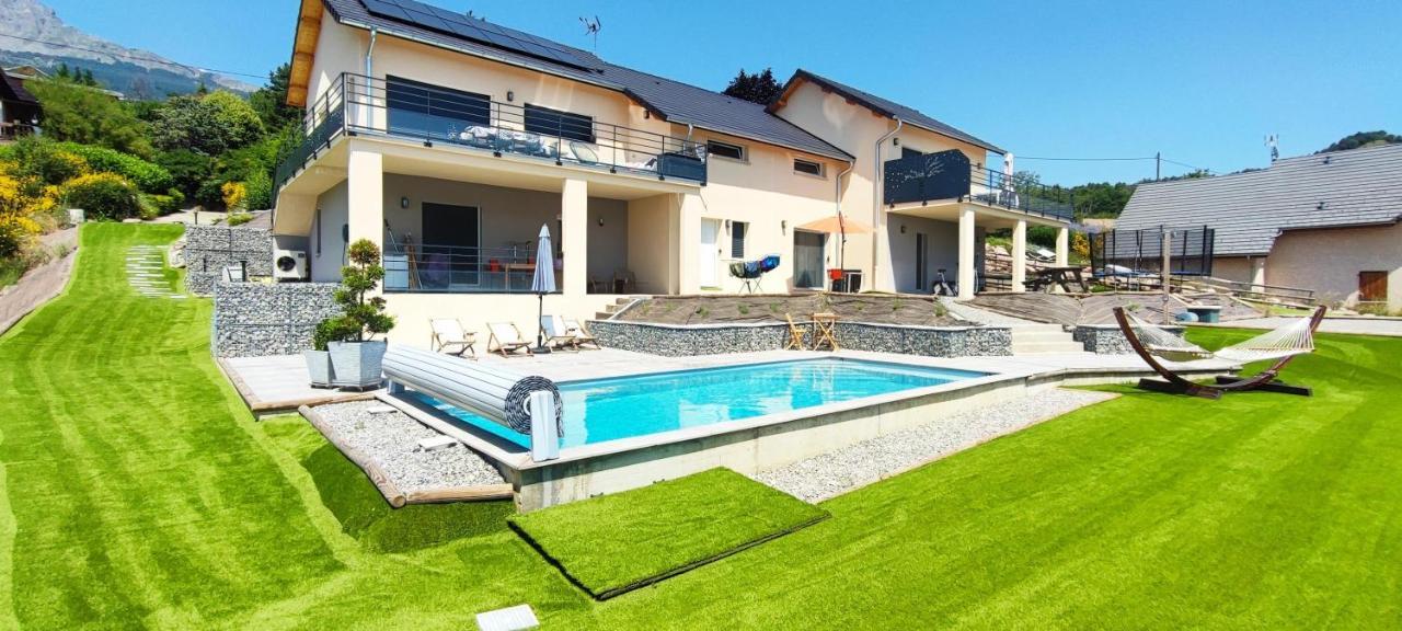 Chambre 2 Vue Lac Av Piscine Prunières Exteriör bild