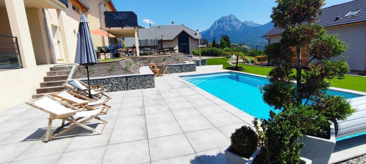 Chambre 2 Vue Lac Av Piscine Prunières Exteriör bild